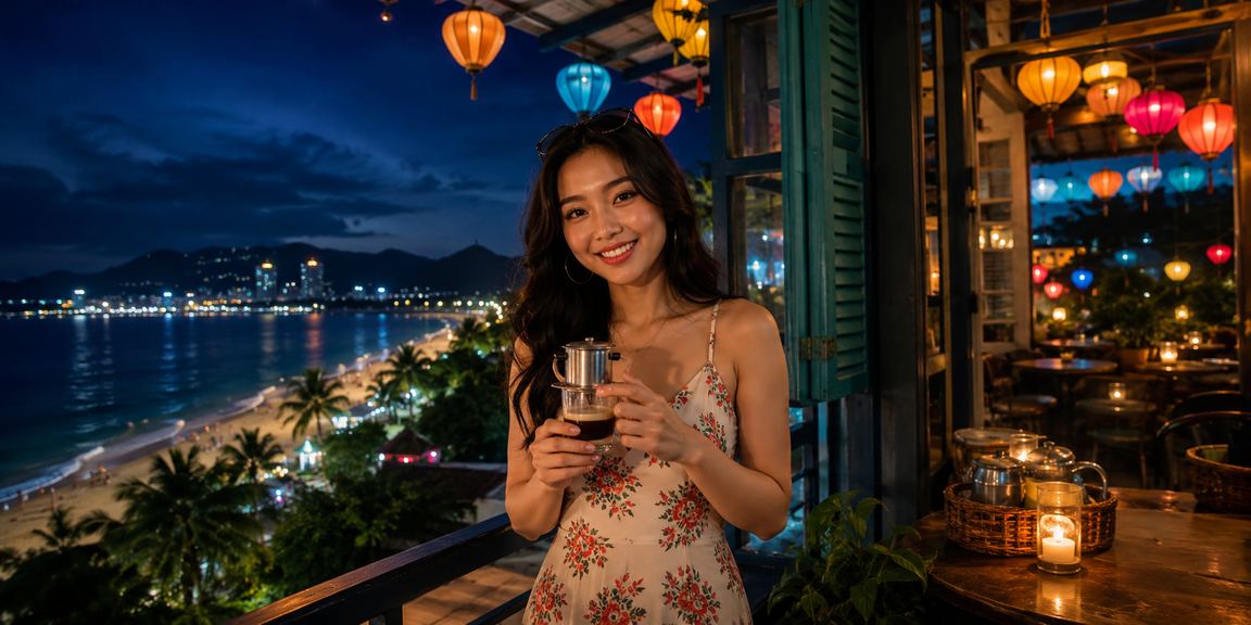 Người chơi trưởng thành tại Nha Trang thưởng thức cà phê và theo dõi cá cược thể thao